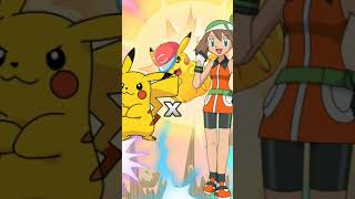Ash's Pikachu X pokegirls 🌚#pokemon #pikachu