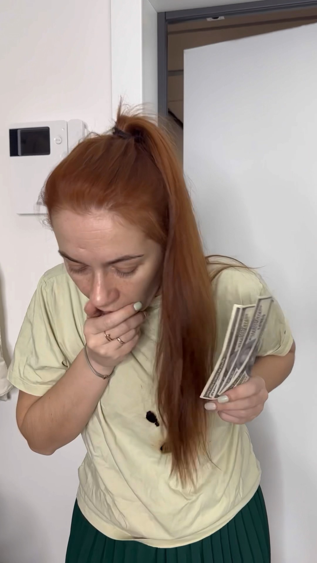 What was she up to??