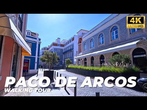 🇵🇹 [4K WALK] Paço de Arcos - 15min. West from Lisbon Walking Tour July 2023