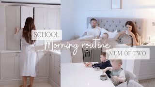 SCHOOL MORNING ROUTINE | MUM OF TWO | MUM OF THREE