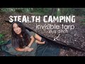 Stealth Camping in a Ditch - Making a Secret Hidden Shelter!