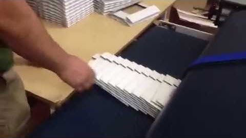 Four Six Corner Gluing Folding Machine for corrugated carton box