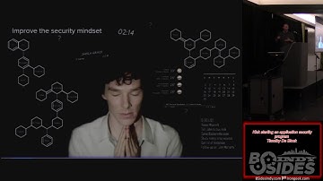 BSides Indy03 Kick starting an application security program Timothy De Block