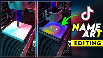 Trending TikTok Name Art Status Editing | Whatsapp Status Video Kasay Banaye | Usama Rajput.