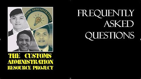 FAQs:  Customs Valuation Part 1