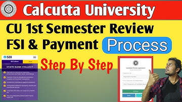 CU 1st Semester Review FSI & Payment Process Step By Step | 1st Semester Review Process