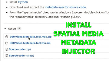 Install Spatial Media Metadata Injector