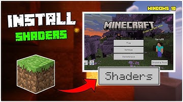 How To Install Shaders in Minecraft Windows 10 Edition 1.21.22 (2024)
