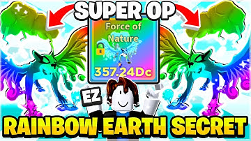 Noob SPAWNS With RAINBOW FORCE OF NATURE PET TEAM In Roblox Clicker Simulator
