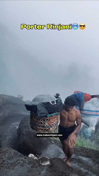 story porter rinjani ketika membawa beban #rinjani #hiking #mountains #travel #fyp #viral #porter