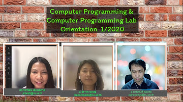 Computer Programming & Computer Programming Lab Orientation for CPE-NU.63