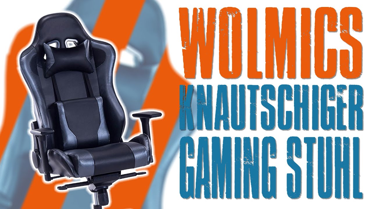 verdicktem Sitzkissen schwenkbarer Computertischstuhl aus PU-Leder Wolmics Massage Gaming Stuhl mit drehbarer R/ückenlehne Verstellbarer Armlehne und Kopfst/ütze aus Aluminiumlegierung Metallbasis