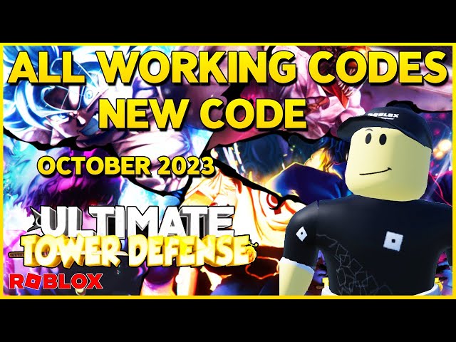 NEW* ALL WORKING ULTIMATE TOWER DEFENSE CODES IN NOVEMBER 2023 - ROBLOX ULTIMATE  TOWER DEFENSE 