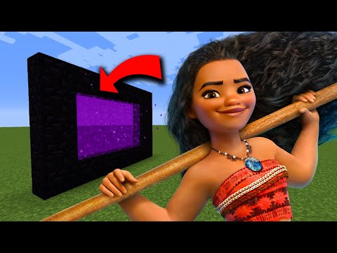 How To Make A Portal To The Moana Dimension In Minecraft!