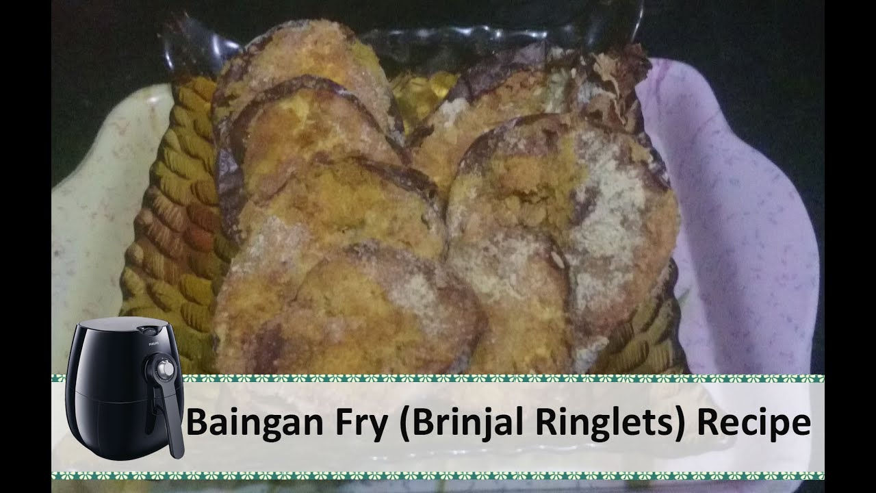 Baingan Fry | Brinjal Ringlets Recipe | Airfryer recipes by Healthy Kadai