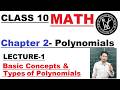 Polynomials Lecture 1- Fact & Concept