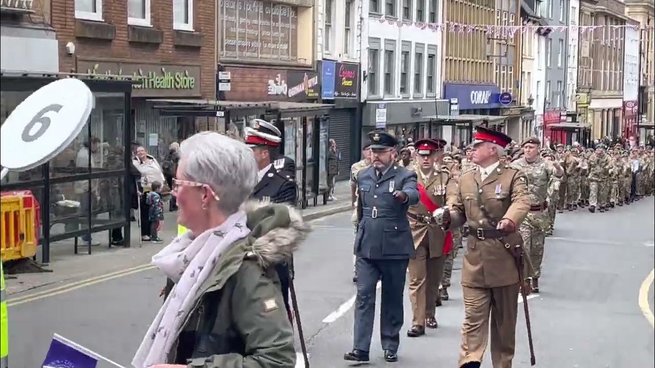 Northampton town centre jubilee parade YouTube