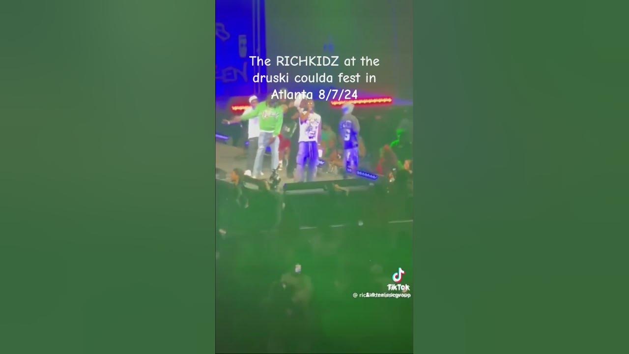 Richkidz AT the Coulda Fest Druski 2024 Atlanta …. Crowd goes nuts
