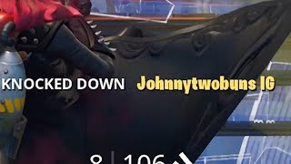I killed Johnnytwobuns on accident randomly (much wow) (Fortnite)