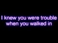 Taylor Swift - I Knew You Were Trouble WITH LYRICS- YouTube