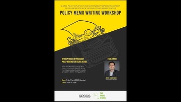 GPODS-TFS Policy Memo Writing Workshop