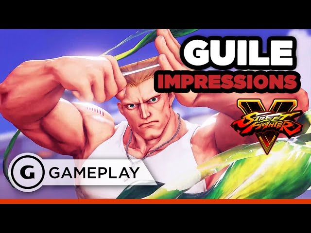 Street Fighter V recebe Guile