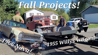 Our Upcoming Projects! 1955 Willys Wagon, 1966 Nova, and more!! by Lambvinskis Garage 294 views 7 months ago 6 minutes, 46 seconds