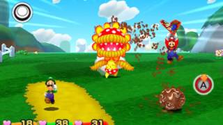 Mario & Luigi Paper Jam Boss 1 - Petey Piranha