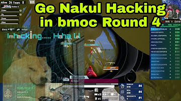 Ge nakul hacking in bmoc round 4 | Ge nakul  suspicious clip 😱