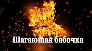 Фаер-шоу. Уроки поинга. Шагающая бабочка! дополнение!