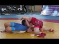 Wrestling / Ringen,  LM Sachsen 2026 in Plauen, Freestyle, U14, 52 kg, Vakhidov - Khasanov