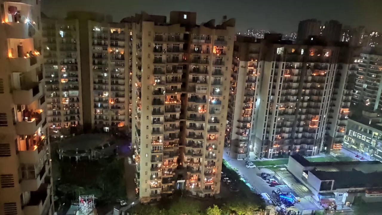Night view of our township (during lockdown)