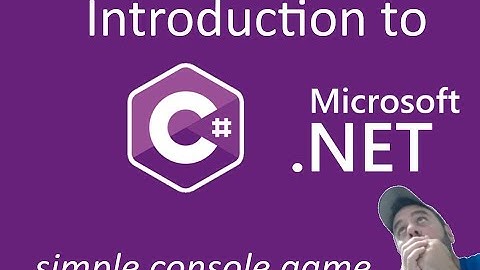 Learn C# by making a simple console game - Part 1