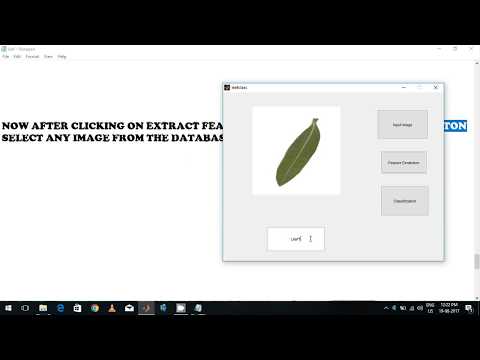 Medical Leaf Classification using MATLAB