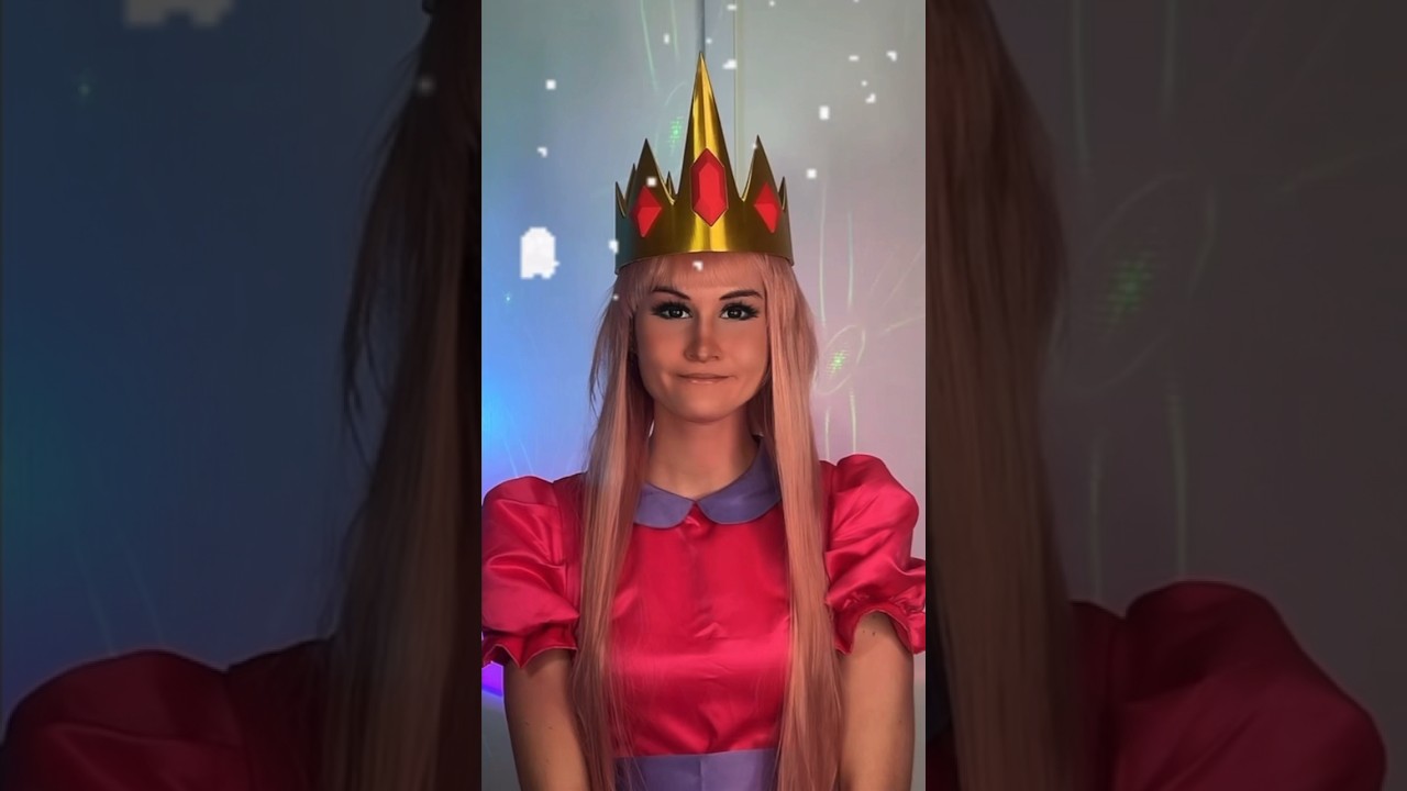 Bubblegum don't wear the Ice King's crown !! #cosplay