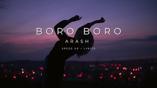 Arash - Boro Boro  | speed up + lyrics