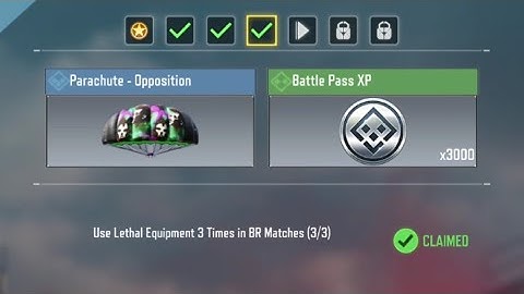 Call of Duty Mobile Use Lethal Equipment 3 Times in BR Match Task Complete