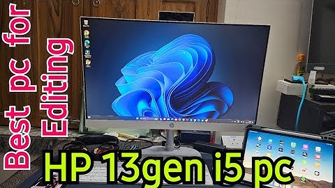 HP One Pc | Best Video Editing Pc | 13gen Intel core i5 : Unboxing