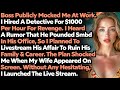 I Got Nuclear Revenge On My Boss Who Cheated With My Wife & Filed Her For Divorce. Sad Audio Story.