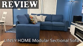 LINSY HOME Modular Sectional Sofa  Review 2024
