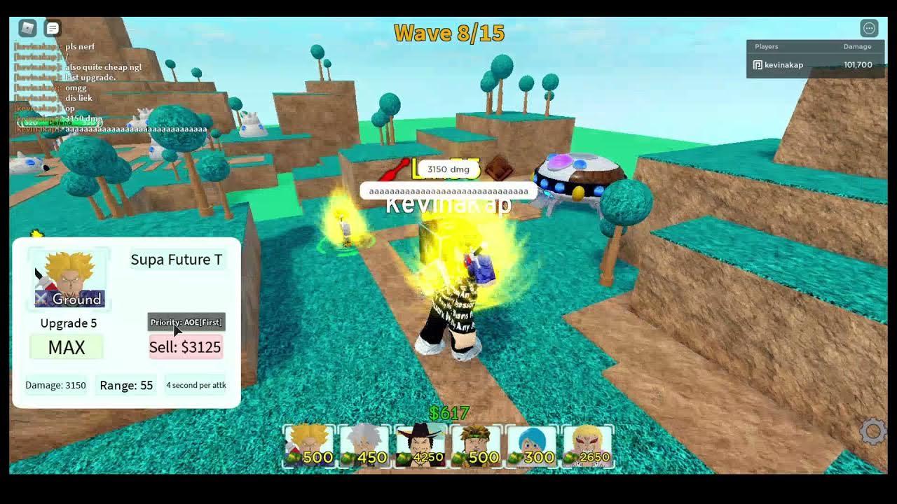 showcasing super future trunks in astd YouTube