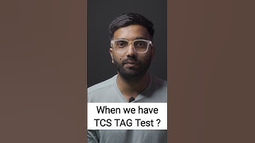TCS TAG Test Expected date? 🚨 Important Update! #Shorts