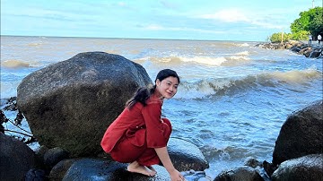 7 đi Khu Du lịch Hòn Đá Bạc tại Đất Mũi Cà Mau . Gia đình làm bữa ăn chia tay 7 chuẩn bị về lại Úc