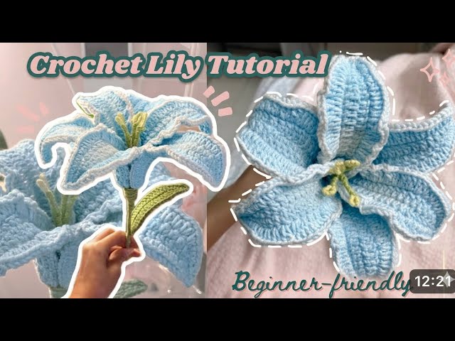 Crochet Lily Tutorial / Part-1 - YouTube