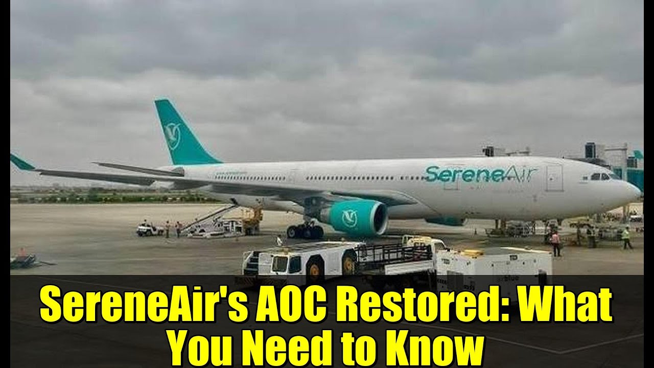 Сертификат соответствия авиакомпании SereneAir восстановлен: что вам нужно знать