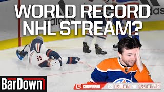 I STREAMED NHL 20 FOR 32 HOURS STRAIGHT TRYING TO BEAT GRETZKY'S RECORDS