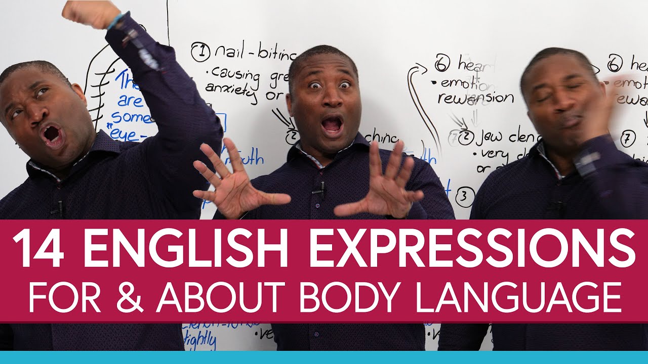 Learn 14 English expressions for body language