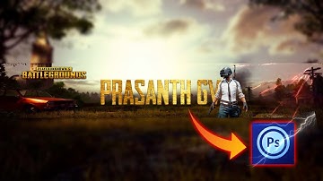 how to make pubg youtube banner/Android(ps touch) #1
