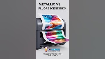 💎 Metallic vs Fluorescent Inks: The Secret to High-End Print Impact