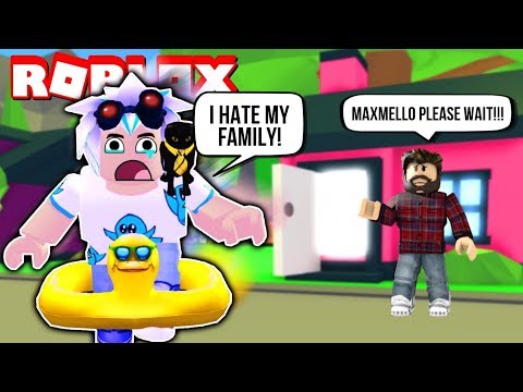Spoiled Baby Brat Runs Away From Home Roblox Adopt Me Roleplay Youtube - maxmello roblox adopt me avatar